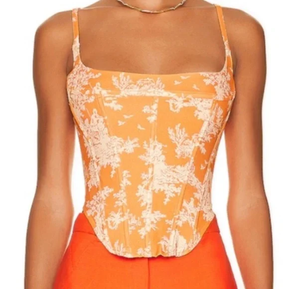 Miaou Venus Corset in Clementine Toile, Size L, NWOT - Picture 5 of 9
